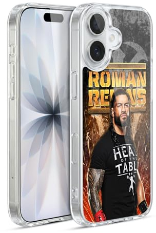 Head Case Designs Offizielle WWE Grunge Roman Reigns Gelhülle [Militärischer Schutzgrad] Kompatibel Mit Apple iPhone 17 Und Kompatibel Mit MagSafe