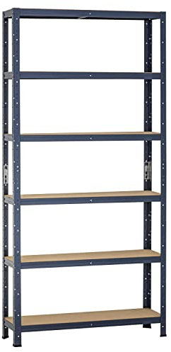 Dysell - CDF Regal 230x100x30 blau - Steckregal Lagerregal Schwerlastregal Blechregal Pflanzregal Nutzregal Werkbankregal