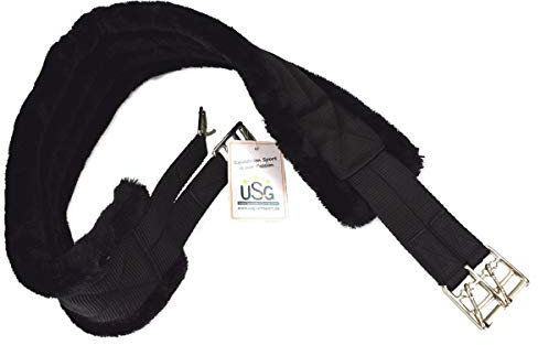 Nylon Langgurt mit Kunstfell Polster