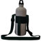 MAK London Flask, Bottle, Travel Mug Carrier SHOULDER STRAP HANDS FREE for CAMPING and OUTDOOR in striking GREEN
