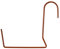 FKL DESIGN Home Deco Halter für Balkon für Blumenkasten D8 Metall 2 Farben Blumenkastenhalter 2er Set (Hellbraun)