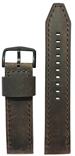 Fossil Uhrband Wechselarmband LB-FS5251SET Ersatzband FS5251SET Uhrenarmband Leder 22 mm Braun