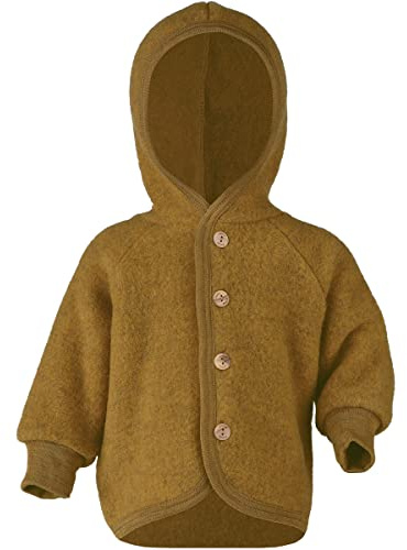Engel Baby Jacke mit Kapuze Wollfleece