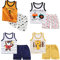 XM-Amigo 8 Pack De Garçon sans Manches T-Shirt Débardeurs Pantalons Courts Ensembles De Vêtements, Âge (2 à 3 Ans) Étiqueter:65