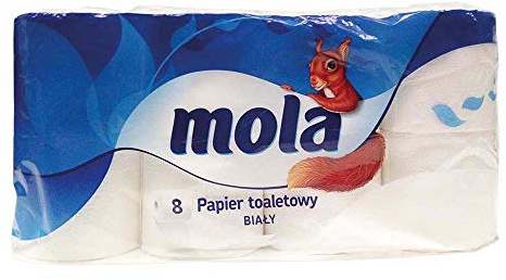 Mola Mola-Pap_W Toilettenpapier, Weiß