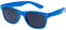 Ultra Lunettes de Soleil Bleues à Verres Noirs Unisexe Rétro Années 80 Style Vintage Cool Lunettes de Soleil Hommes et Femmes Peuvent Porter des Lunettes de Soleil Classiques UV400
