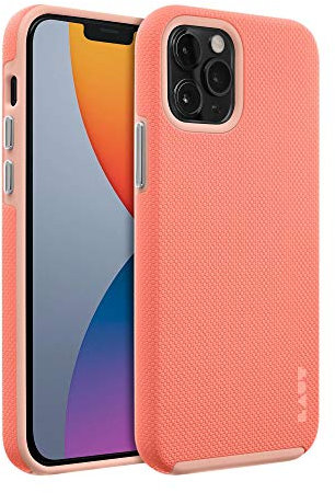 LAUT - Shield case für die iPhone 12 Pro Max |Ultraleicht und Superdünn | Aufprallschutz bis zu 13 Fuß/4 Meter| Antimikrobielle Hülle • Coral