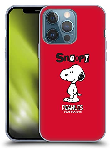 Head Case Designs Licenza Ufficiale Peanuts Snoopy Personaggi Custodia in Gel [Protezione di Grado Militare] Compatibile con Apple iPhone 13 PRO E Compatibile con MagSafe