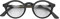 LONDON MOLE® „Graduate“-Lesebrille – coole runde Brille für Männer und Frauen, entworfen für Stil, Komfort und Haltbarkeit – Mattschwarz – Vergrößerung +2.5