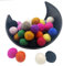 Filzbälle 2cm 50pc Wollball Bunting Home Decor DIY Benutzerdefinierte Filzball Party Girlande