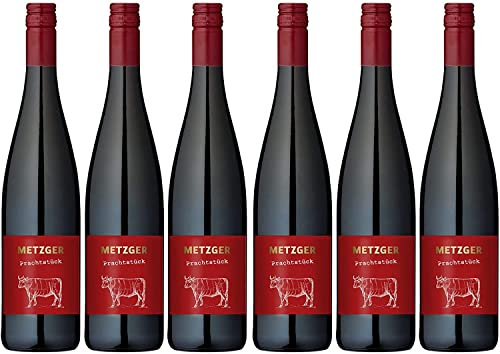 Metzger Prachtstück Cuvée Rotwein Wein trocken KuhbA Deutschland I Versanel Paket (6 x 0,75l)
