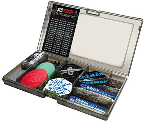 RED DRAGON Darts – Gerwyn Price Iceman – Optima Multi Accessory Pack – Professionelles Dartzubehör