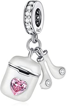 Jokmeo 925 Sterlingsilber Damen Charm Anhängerperlen, kompatibel mit Pandora sowie europäischen Armbändern und Halsketten. Passend für Frauen und Mädchen.