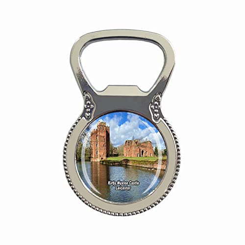 Leicester England Fridge Magnet Bottle Opener Tourist Souvenir Gift Collection Refrigerator Magnetic Sticker