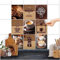 FoLIESEN Fliesenaufkleber für Bad, Küche, Badezimmer - Fliesen-Folie selbstklebend - Deko-Aufkleber - Kaffee-Collage, .:20x25 cm - 9-tlg.