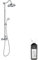 Colonne de douche JACOB DELAFON Cléeo 1889 Chrome + nettoyant Briochin