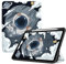 Montecarduo Case For Case For Ipad Mini 5/4/3/2/1 Generation 7.9 Inch With Pencil Holder, Slim Lightweight Case Soft Tpu Back Cover Shell For Ipad Mini 1St 2Nd 3Rd 4Th 5Th Gen(Cartoon Astronaut)