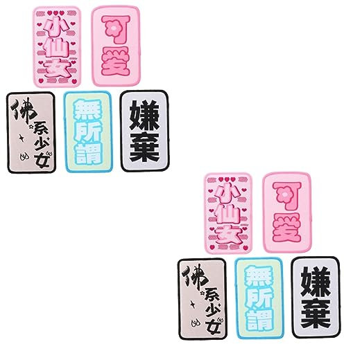 Beaupretty 2 Sets Make-up-haarspangen Haarband-aufkleber-pad Für Haare Nicht Modisch Kreative Haaraufkleber Für Frauen 5 Stück X 2