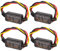 Lot de 4 Contrôleurs Stroboscopiques de Feux Stop LED, DC 9-26 V, 16 Modes Réglables pour Voiture, Moto, Module Stroboscopique de Feu Stop pour Feu Stop LED, Arrêt Arrière