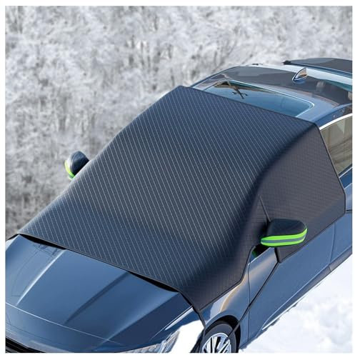 ARTSIM Frostschutz Auto Frontscheibe, Extragroß 304x145cm Sicherer Leuchtstreifen Abdeckfolie Auto Winter zur Eisentfernung im Winter