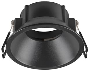 SLV NEW TRIA 75, Deckeneinbauring, vertieft, D: 8.2 H: 4.3 cm, IP 20, schwarz
