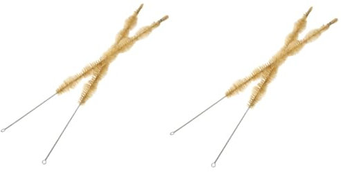 4 Piezas Cepillo Condensador Limpiador de escobillas para biberones Cepillo Limpiador Pincel de Experimento Cepillo para Laboratorio tubería Cepillo de Limpieza Cepillo rígido
