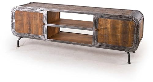 AMD newlifeOutlet TV-Anrichte Mango massiv Metall - Saigon