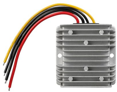 Wandler 24V auf 12V, 30A 360W DC Abwärtswandler, Wasserdicht Step Down Wandler mit Kabelverbinder Abwärtswandler für Automotive, Instrumentierung und mehr.