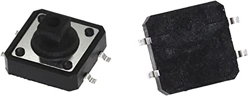 Mikroschalter 500 STÜCKE 12 * 12 * 7,3 Lichtberührungsschalter SMD Mikroschalter 12 x 12 x 7,3 mm 4-poliger Druckschalter Hochtemperaturbeständig