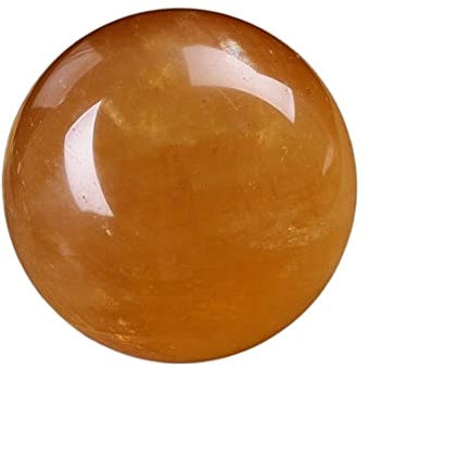SSOPTMCB Orange Calcit Natürliche Kristallkugel Quarzkristall Steinkugel 4CM Geeignet for Möbeldekoration Quarzkristall