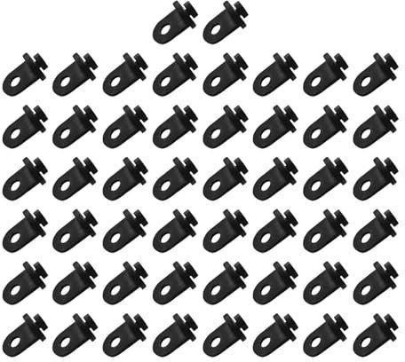 Fenteer 50x Gewächshaus Twist Clips Anlage Kleiderbügel Mehrzweck Nylon Schattierung Befestigung Clips Haken Aufhänger für Blume Korb Balkon Rasen