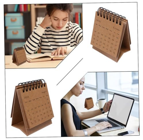 VILLFUL Kleiner Tischkalender 2021 Tischkalender Büro Schreibtisch Memos Mini Tischkalender Papier