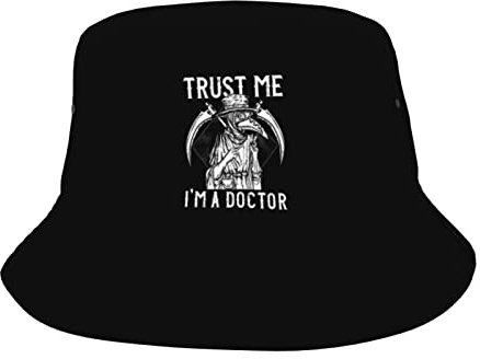 Fischerhut Vertrauen Sie Mir, Ich Bin Arzt, Mittelalterlicher Pestarzt Bucket Hat Unisex Sonnenhut Mode Fishermütze Für Herren Trekking Mädchen