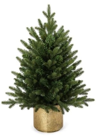 Christmas Tree Xmas Tree Artificial Cedar Trees Outdoors Fake Cypress Tree Plants For Patio Home Porch Doorway Decor Outdoor Christmas Tree(60cm)