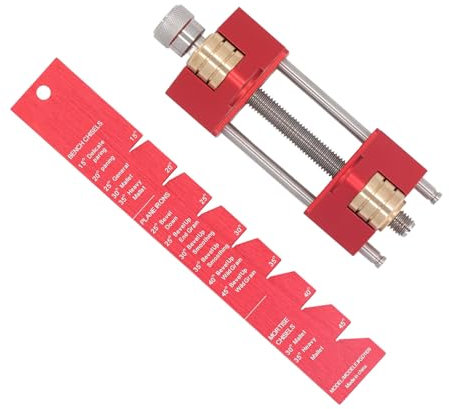 Honing Guide Tool Aluminum Alloy Sharpening Jig for Woodworking Chisels and Planes with Angle Gauge High Strength and Long Service Life