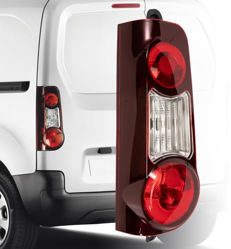Anlseiod Rücklicht links für Berlingo Mk2 Van Peugeot Partner 2012-2019 | 9677205580 Rückleuchten Berlingo 2 Partner 2012 2013 2014 2015 2016 2017 2018 2019 Rücklicht Fahrerseite