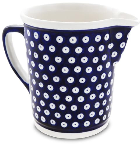 Bunzlauer Keramik Jarra grande de 1,5 litros, apta para lavavajillas y microondas, pintada a mano (decoración 42)