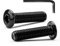 M4 x 25mm 10Pcs Tête Plate Vis D'assemblage à Six Pans Creux, Vis à Tête Plate, Acier Inoxydable A2 V2A, Boulons de Meubles, Filetage Complet, Oxyde Noir (Avec Clé Hexagonale)