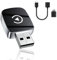 atnayo Bluetooth Carplay Wireless Adapter UK for Apple Compatibility with iPhone iOS 10+ Car Play Dongle, 2 in 1 Wired to Wireless Adapter