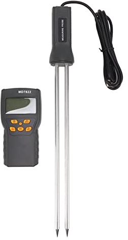 Grain Moisture Meter Tester LCD Display Automatic Temperature Compensation Garden Tools for Farmers