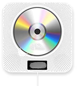 Portable DVD/CD Player BT Wall Mountable Music with Remote Control for TV Home Boombox