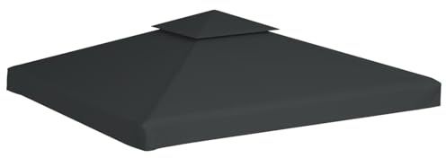 Gecheer Copertura per Gazebo, Telo di Sostituzione in PVC Spesso 310g/m², Antipioggia e Antisole, Angoli Rinforzati, per Gazebo da Giardino, Patio o Pergolato