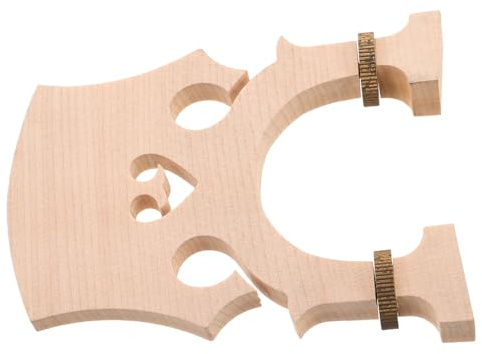 Luxshiny Violoncello Ponte Regolabile in Legno d'Acero Europeo 3/4 per Concerti e Pratica Ponte Basso e Alto