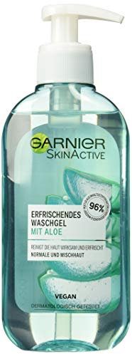 Garnier Waschgel, mit Aloe Extrakt, für normale & Mischhaut, SkinActive, 2er Pack (2 x 200 ml)