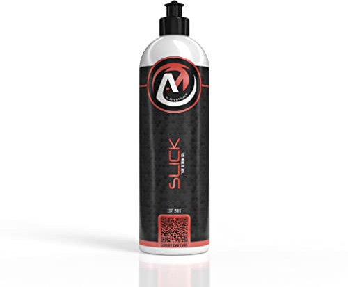 ALIEN MAGIC Slick Tyre & Trim Gel 500ml - High Gloss Wet Shine for Tyres, Plastics, and Rubber - Long-Lasting, No Sling Formula with Cherry Scent
