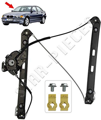 STARKIT PERFORMANCE Leve vitre compatible pour BMW E46 (Serie 3) (1998-2005) AVANT DROIT (passager) 51338212098, 51337020660