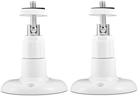 Zerone 360 Grados de rotación de la cámara de Seguridad de Interior al Aire Libre Soporte de Pared de Metal de Montaje - 2 PCS