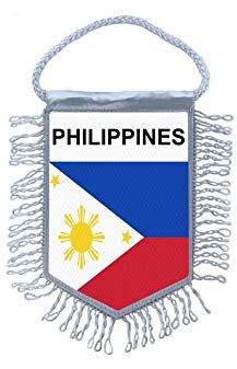 Akachafactory Wimpel mini Flagge Fahne flaggen miniflagge Philippinen