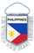 Akachafactory Wimpel mini Flagge Fahne flaggen miniflagge Philippinen