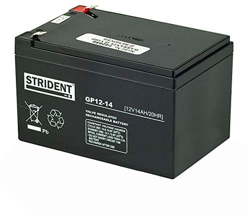 2 X Strident AGM GP12-14AH – Mobility Scooter Batteries –Durable & Reliable- Rechargeable Batteries – Superior Performance (Pair)